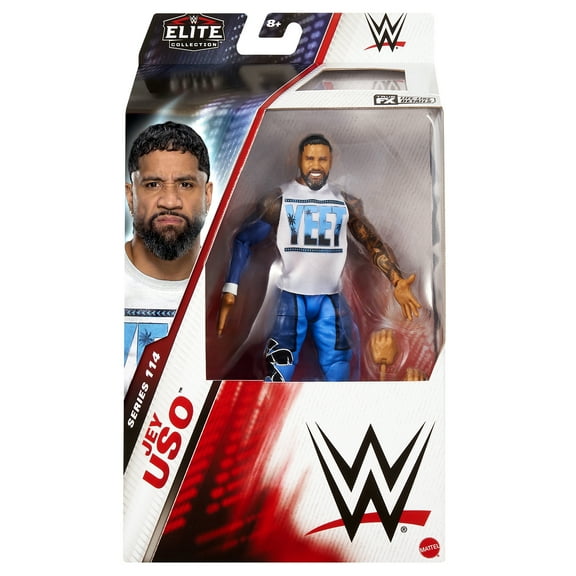 Chase Variant   Bright Blue Jey Uso   WWE Elite 114 Mattel WWE Toy Wrestling Action Figure