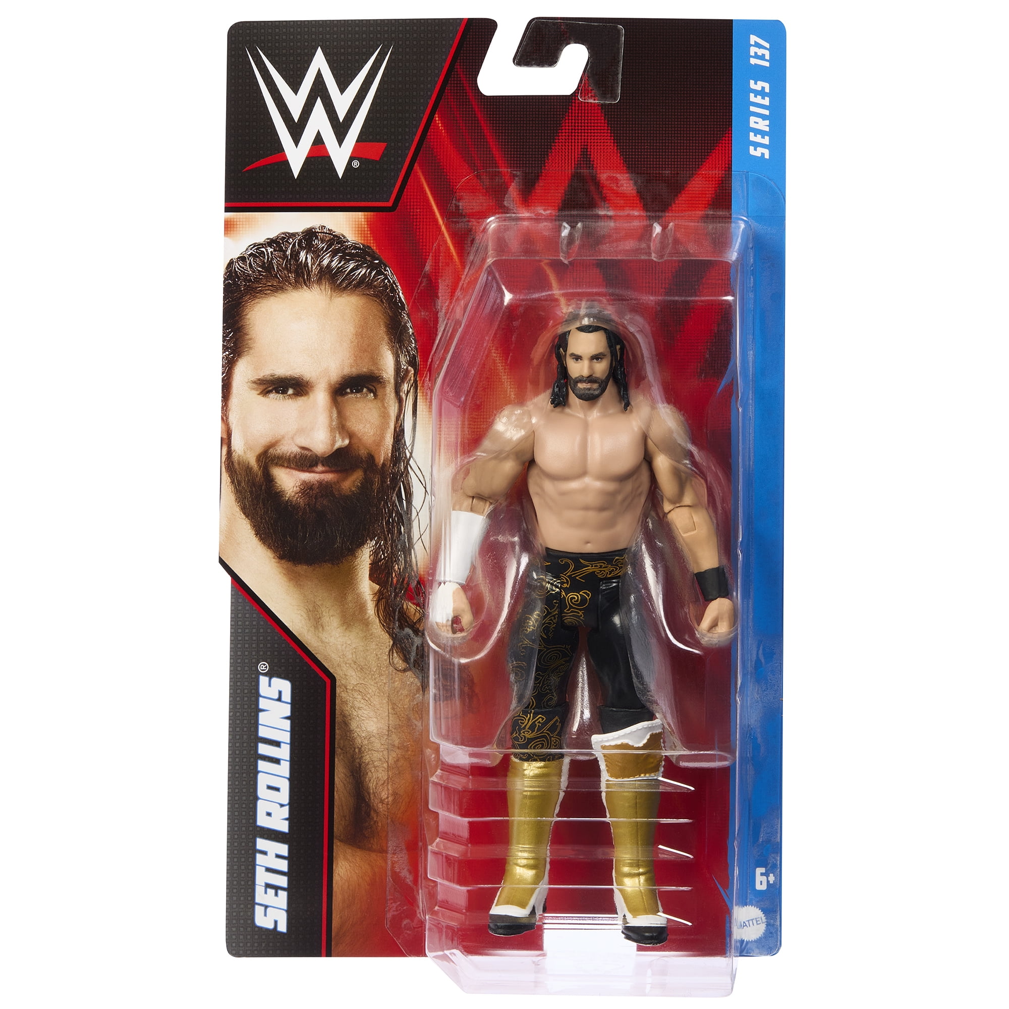 (Chase Variant Gold Design on Tights) Seth Rollins WWE Series 137