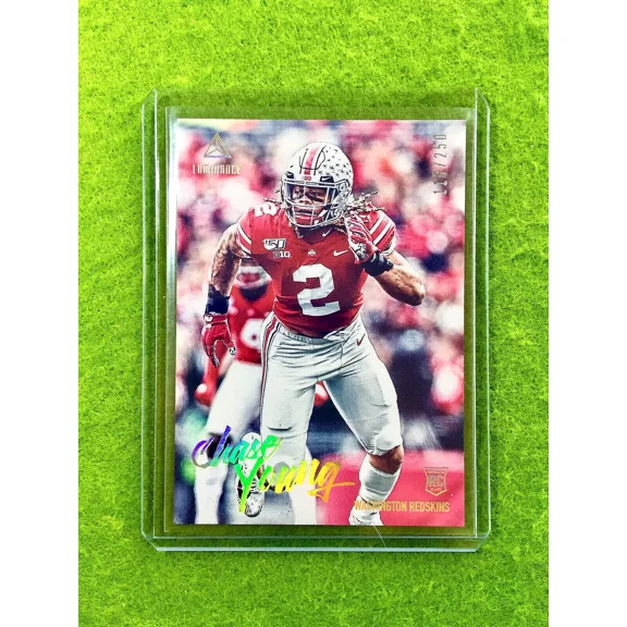 Chase Young GOLD PRIZM ROOKIE CARD /250 COMMANDERS RC 2020 Luminance CHASE YOUNG