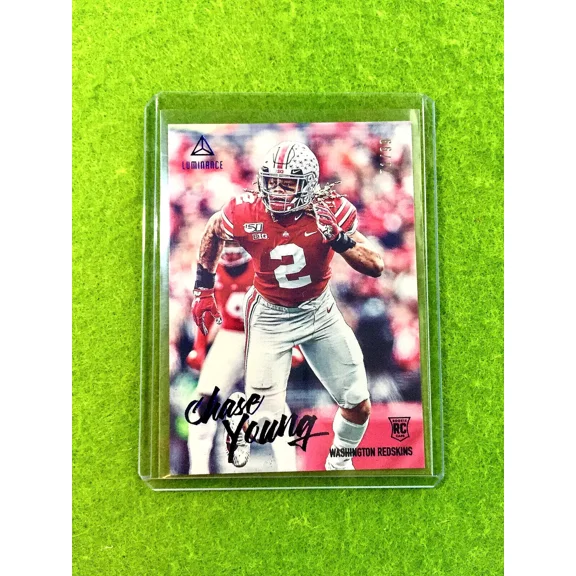 Chase Young ROOKIE CARD BLUE # /99 SP COMMANDERS RC 2020 Luminance MAKE AN OFFER