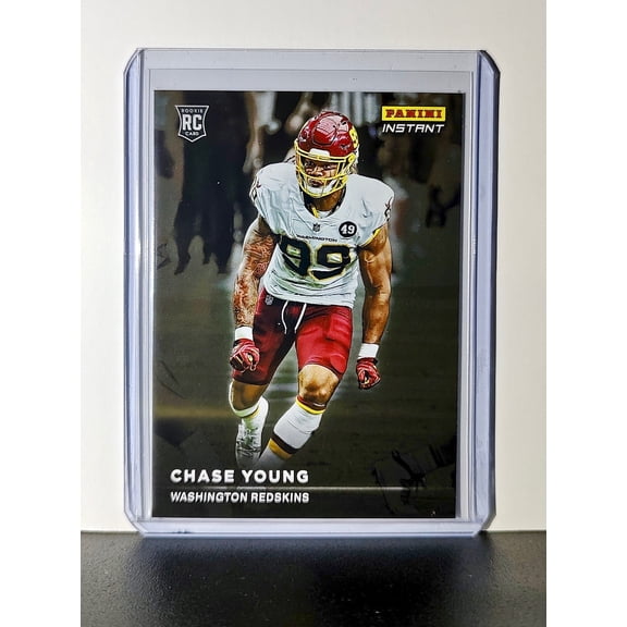 Chase Young Rookie 2020 Panini NFL #21 Rookie Spotlight Card Washington Football Team