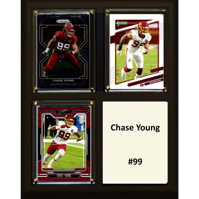 Chase Young Washington Commanders 8" x 10" Trading Card Plaque