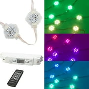 Chase effect RGB Pixel trim light round module multi-color