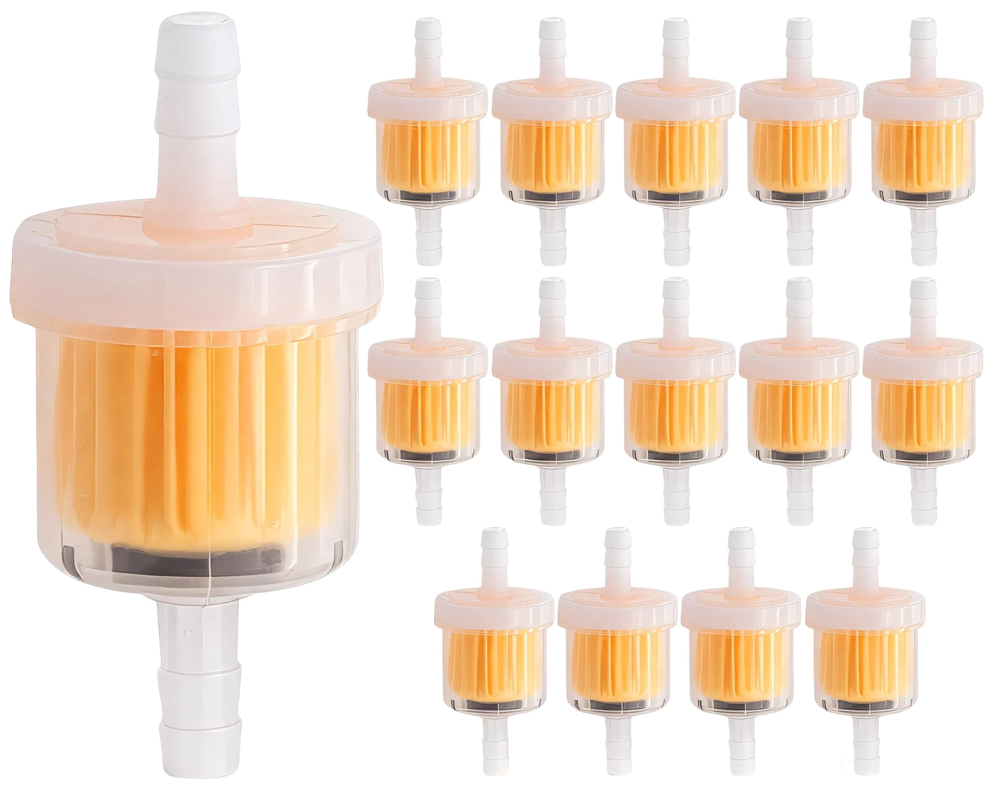 Chasenew 10PCS 1/4 Inch Gas Inline Fuel Filters, with magnet, Universal ...