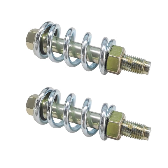 Chasenew 2 PCS Exhaust Bolt and Spring, Automotive Premium Grade Exhaust Spring Screw with Nut, Universal Exhaust Spring Bolt Suitable for Cars Trucks and SUVs, Car Accessories