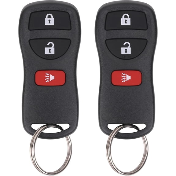 Chasenew 3 Button 315MHz Keyless Entry Remote Car Key Fob, Compatible with Nissan Armada Pathfinder Frontier Murano Titan Quest Xterra Sentra & Infiniti FX35 FX45 QX4, Replacement for KBRASTU15 (Pack