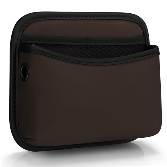Chasenew Car Seat Side Pocket Organizer, PU Leather Auto Storage Pouch for Seat Door Console Window, Phone Sunglasses Cards Trash Holder, 1 Pack