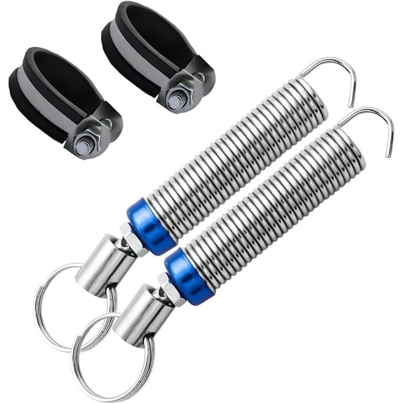 Chasenew Car Trunk Lid Spring, Adjustable Stainless Steel Automatic Lifting Device, 2-Pack Universal Auto Boot Opener for Remote-Controlled Sedans (5.9in-9.5in)
