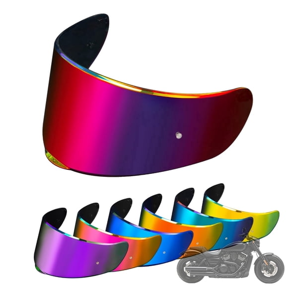 Chasenew DReplacement Helmet Visor, Compatible with Sedici Strada 2, Strada 3, LS2 FT2 VECTOR, FF801 & FF397 Motorcycle Helmet Face Shield Accessory(Deep Purplish Red)