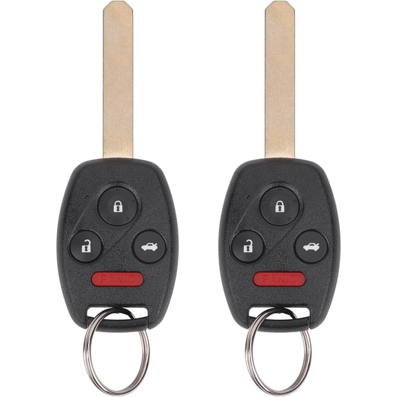 Chasenew Key Fob Replacement for 2008-2012 Honda Accord Sedan, 2009-2015 Honda Pilot, Keyless Entry Remote KR55WK49308 35118-TA0-A00 4 Buttons 2Pcs