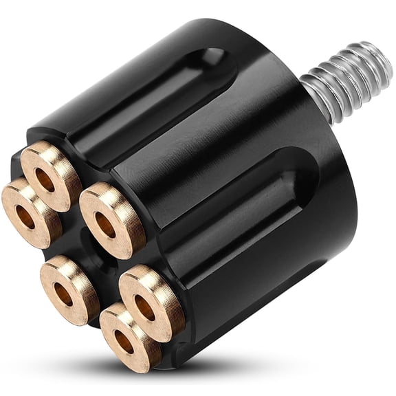 Chasenew Rear Fender Seat Bolt Screw for Harley Dyna Sportster Softail Road Glide Street Touring King CVO Electra Iron 883 Bob 1996-2024 Thread 1/4"-20 Seat Nut Revolver (Black)
