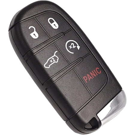 Chasenew Remote Key Fob Replacement Fits for Jeep Compass 2017 2018 2019 2020 2021 2022 2023 2024 5 Buttons Smart Proximity Keyless Entry Remote Control 4A Chip M3N40821302 68250343AB 68250344