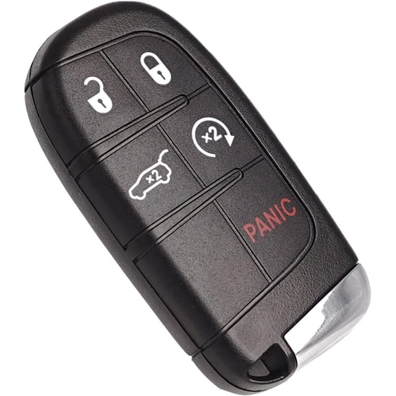 Chasenew Remote Key Fob Replacement Fits for Jeep Compass 2017 2018 2019 2020 2021 2022 2023 2024 5 Buttons Smart Proximity Keyless Entry Remote Control 4A Chip M3N40821302 68250343AB 68250344