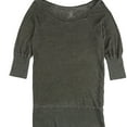 thumbnail image 1 of Chaser Collection Womens Solid Basic T-Shirt, Green, Medium, 1 of 2