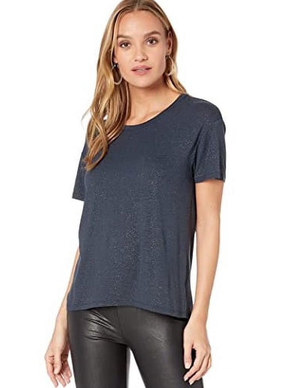 OXFORD Diamond Jersey High-Low Boxy Tee, US Large