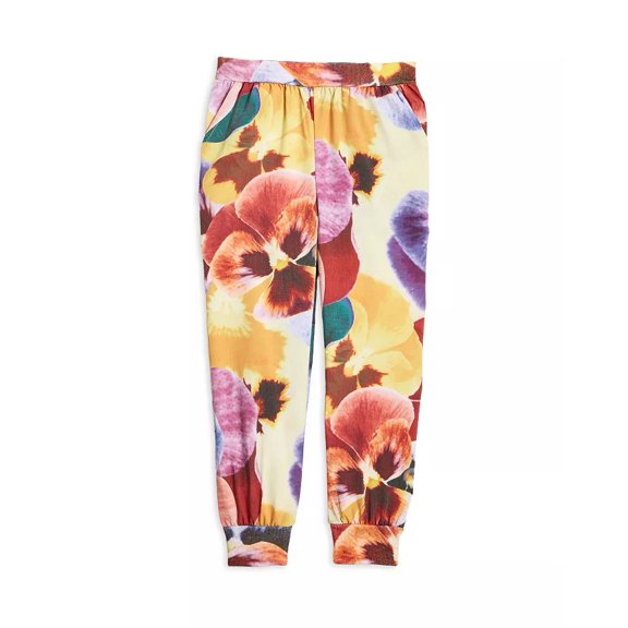 Chaser SUNBURST FLORAL Girls' Floral Print Jogger Pants, US 3