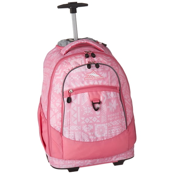 Chaser Wheeled Backpack (Block Print/Pink Lemonade)