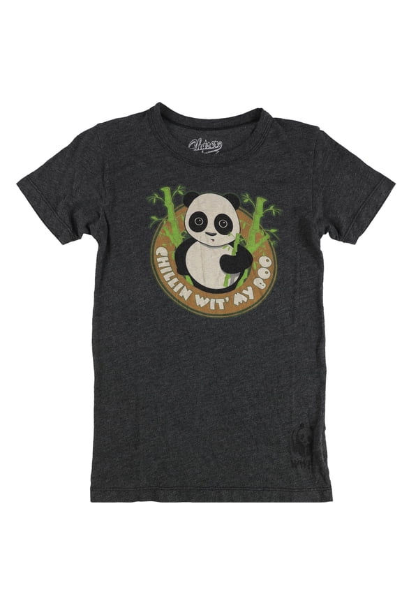 Womens Chillin Wit' My Boo Graphic T-Shirt, Grey, Large