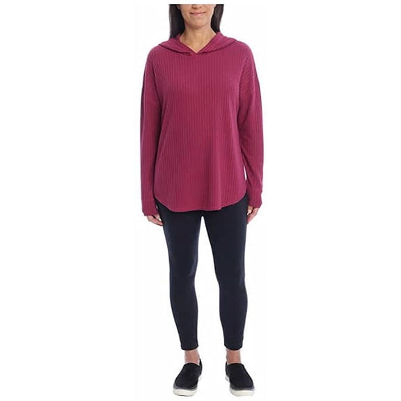 Chaser Womens Thermal Hoodie;Small