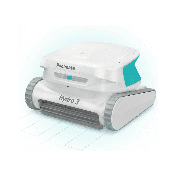 Chasing 200-min Hydro 3 Cordless Robotic Pool Cleaner | Roller Brush Cleaning for Floors/Walls/Waterline, Auto-Dock, Large Filter Basket | for Inground & Above Ground Pools
