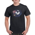 thumbnail image 1 of Chasing A Taco In Space T-Shirt Men -Smartprints Designs, Male 3X-Large, 1 of 4