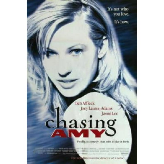 Chasing Amy Movie poster Metal Sign 8inx 12in Metal Art Print 8x12 Square Adults Z Posters