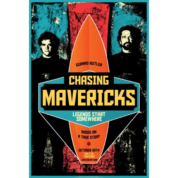 Chasing Mavericks Poster Metal Print 12x16 Large Print On Metal 12x16 Square Adults Poster Time