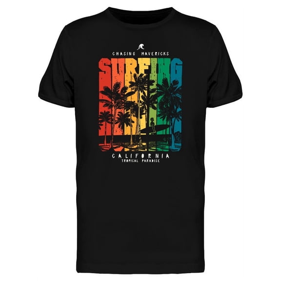 Chasing Mavericks T-Shirt Men -Image by Shutterstock, Male 4X-Large