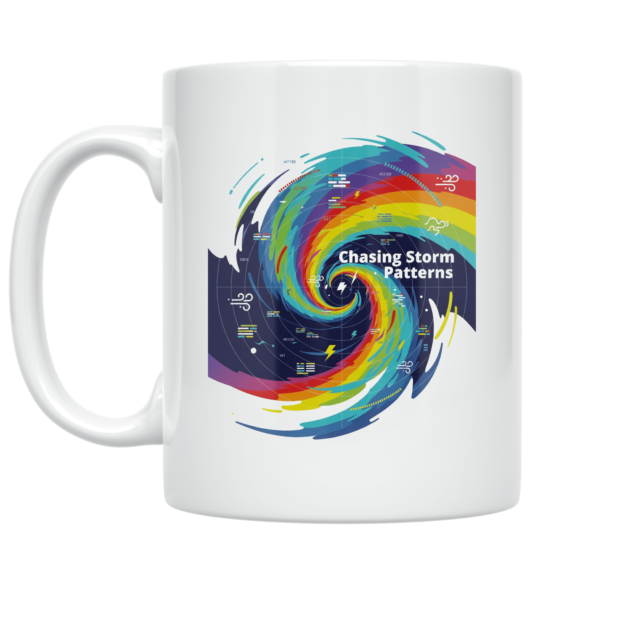 Chasing Storm Patterns - Weather Enthusiast - 11 oz Ceramic Coffee Mug ...