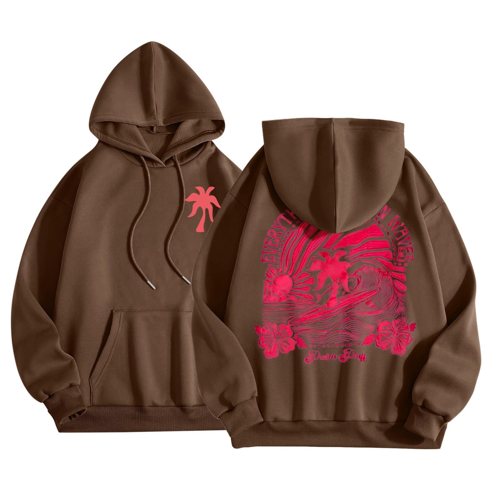 【SCENERITY】Wis Over Sweatshirt Chasing Sunsets Hoodie Fashion Hip-Hop Sweatshirts Graphic