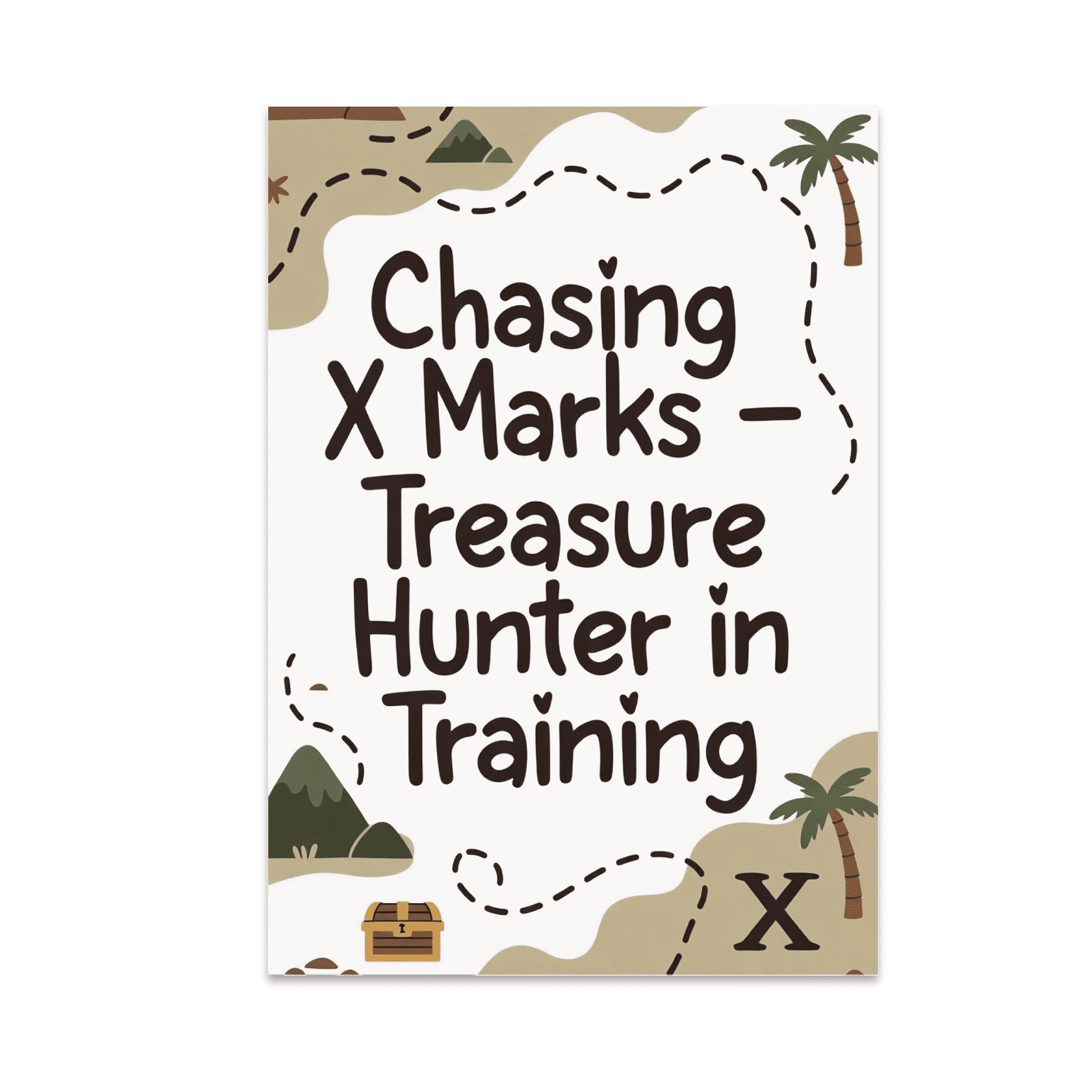 Chasing X Marks Treasure Hunter Wall Art - Adventure Enthusiast - 13x19 ...
