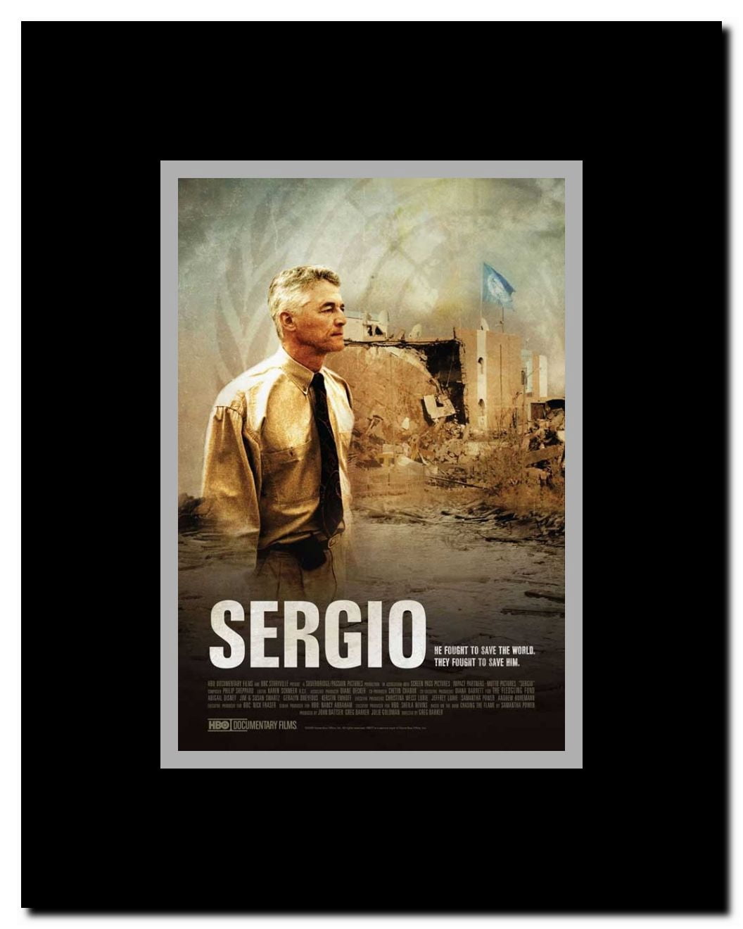 Chasing the Flame Framed Movie Poster