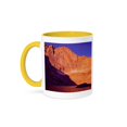 thumbnail image 1 of 3dRose, Chasm Lake Diamond Longs Peak Rockies, 11oz Two-Tone Yellow Mug, 1 of 3