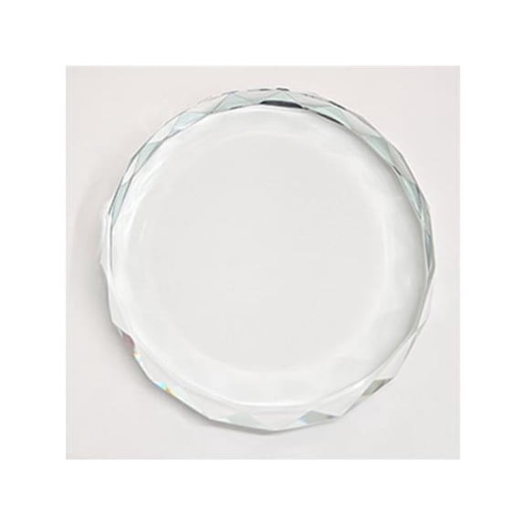 Chass 85016 Facet Edge Round Paperweight