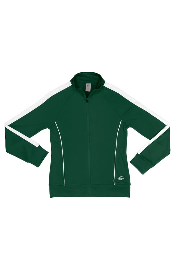 Chassé Advantage Warmup Jacket (Adult Sizes) (Dark Green, S)