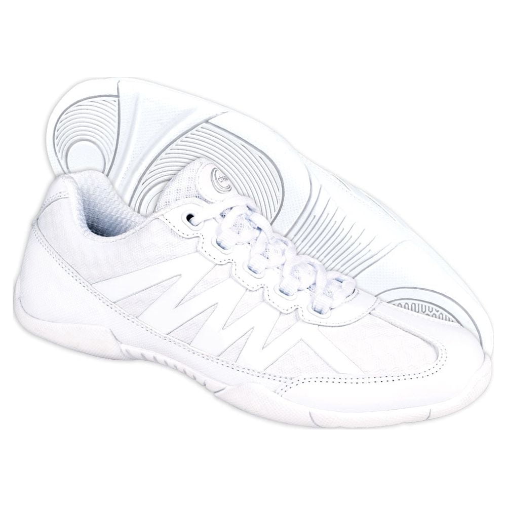 Chassé Apex Cheerleading Shoes White Cheer Shoes For Women (White, Size 10 Adult)