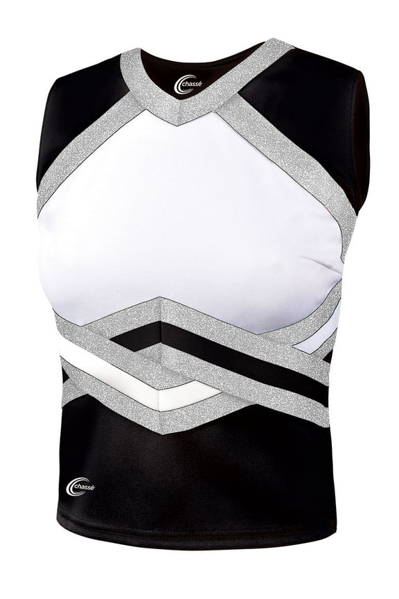 Chassé Contender Shell Top BLK/SIL AS