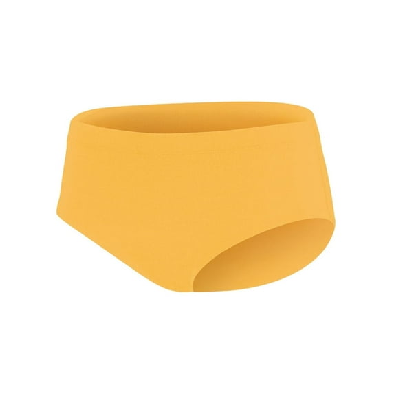Chassé Girls Basic Cheerleading Briefs - Comfortable Lightweight Fit (Gold, YL)