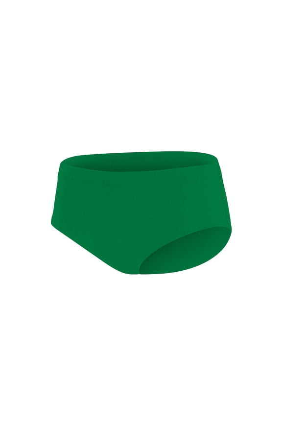 Chassé Girls Basic Cheerleading Briefs - Comfortable Lightweight Fit (Kelly Green, L)