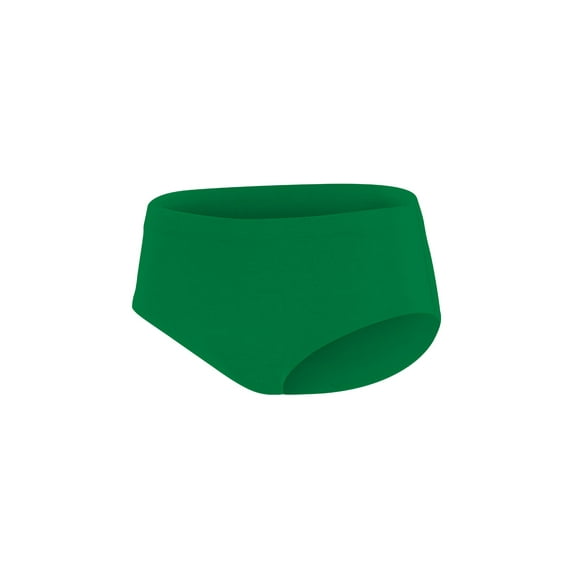 Chassé Girls Basic Cheerleading Briefs - Comfortable Lightweight Fit (Kelly Green, L)