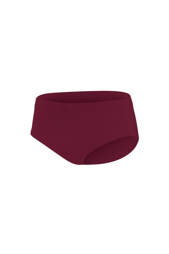 Chassé Girls Basic Cheerleading Briefs - Comfortable Lightweight Fit (Maroon, L)