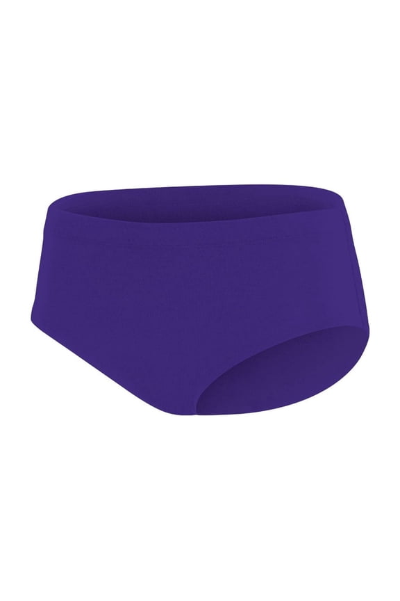 Chassé Girls Basic Cheerleading Briefs - Comfortable Lightweight Fit (Purple, L)