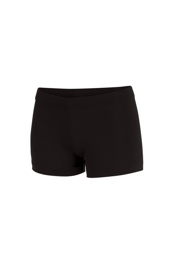 Chassé Women's Boy-Cut Cheerleading Briefs, Soft Mid-Rise Athletic Shorts (AL, Black)