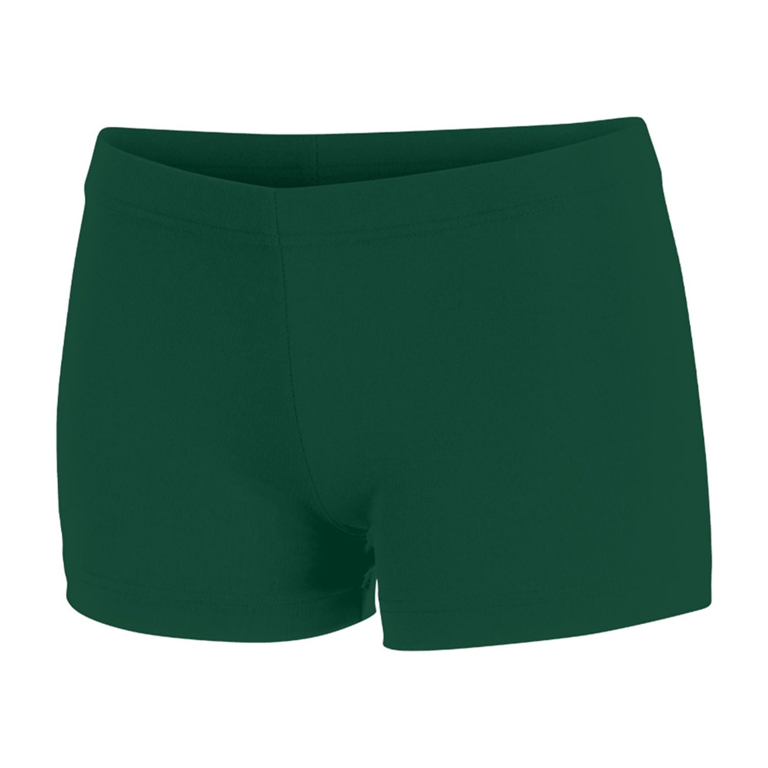 Chass√© Boy-Cut Cheer Shorts for Girls Adult Sizes (Forest