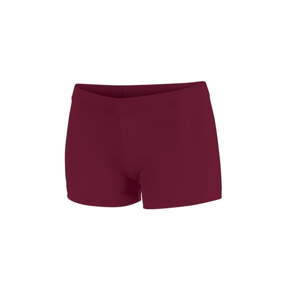 Chassé Women's Boy-Cut Cheerleading Briefs, Soft Mid-Rise Athletic Shorts (AM, Maroon)