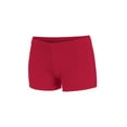 thumbnail image 1 of Chassé Women's Boy-Cut Cheerleading Briefs, Soft Mid-Rise Athletic Shorts   (AS, Red), 1 of 5