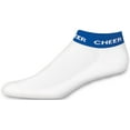 thumbnail image 1 of Chassé Girls' In-Stock Low Anklet With Cheer Stripe Socks - Royal Blue Youth, 1 of 1