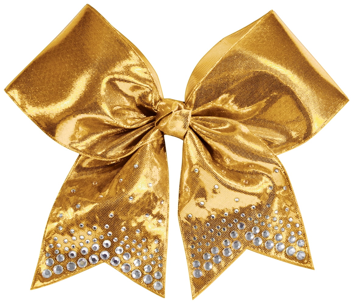 Midnight Gold Horse Show Hair Ribbons for Girls 