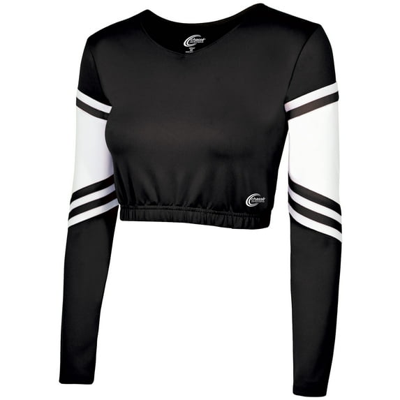 Chassé Girls' Performance Classic Bodyliner Black/White Youth X-Small