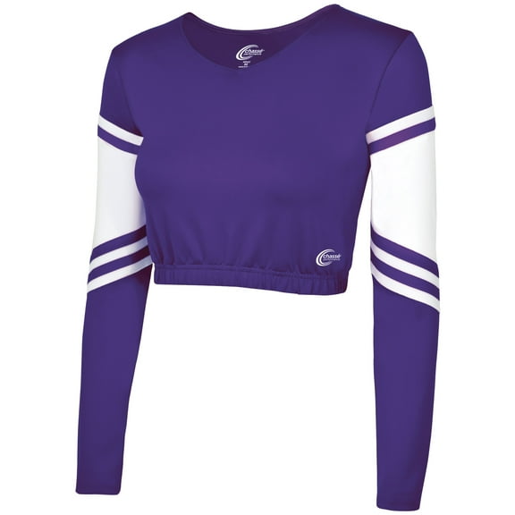 Chassé Girls' Performance Classic Bodyliner Purple/White Youth Large